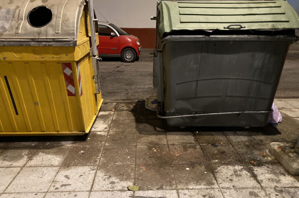 El PSOE denuncia el estado de abandono y suciedad en la plaza de las Hermanas Mercedarias, a días de las fiestas de la Divina Pastora