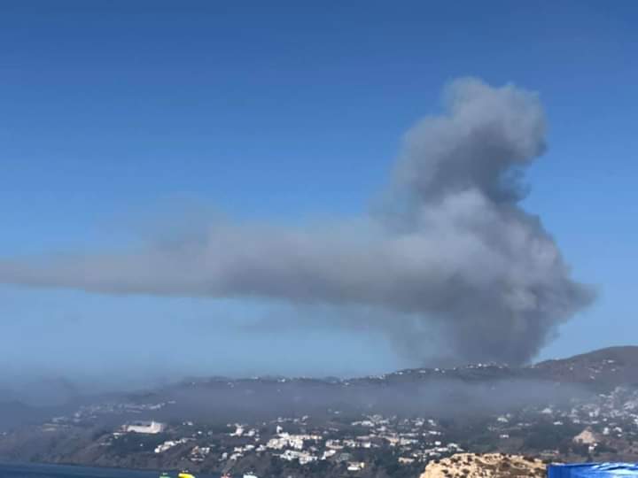 Adelante agradece a los bomberos y demás cuerpos de seguridad su trabajo en la extinción del fuego en el Barranco de la Golondrina