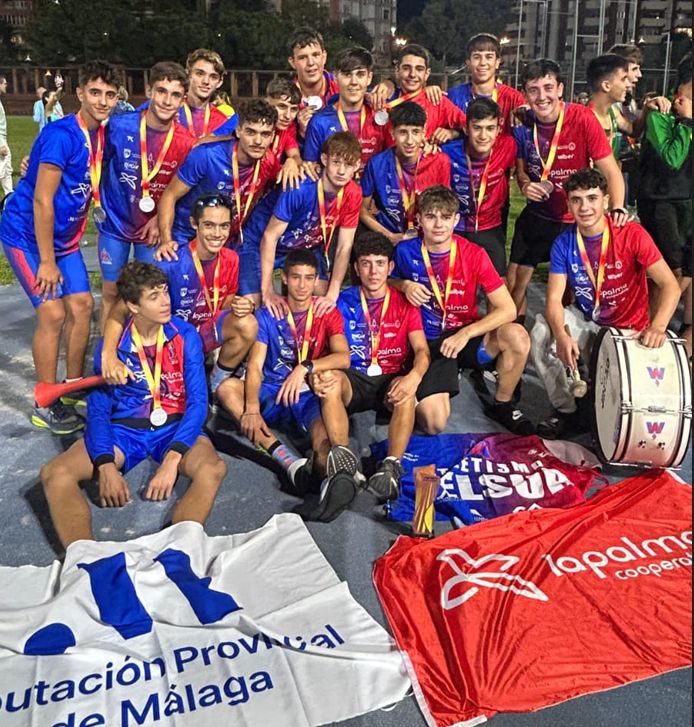 Club Atletismo DELSUR – Cooperativa La Palma, subcampeón de España Sub16 por clubes