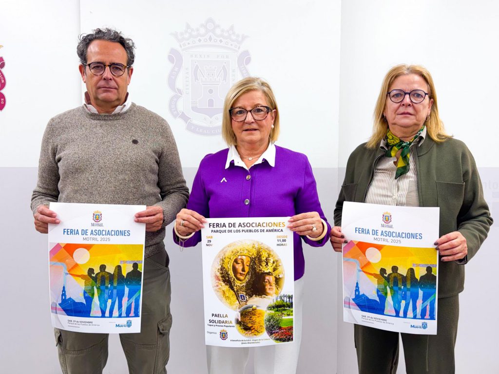Más de una treintena de colectivos motrileños participarán en la Feria de Asociaciones el sábado 29 de noviembre