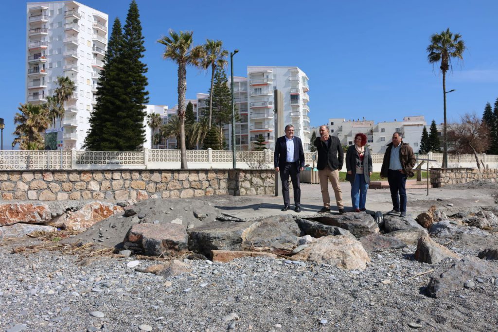 El Gobierno de España aprueba casi 3 millones para obras de emergencia en las playas de la Costa Tropical tras el paso del ‘tren de borrascas’