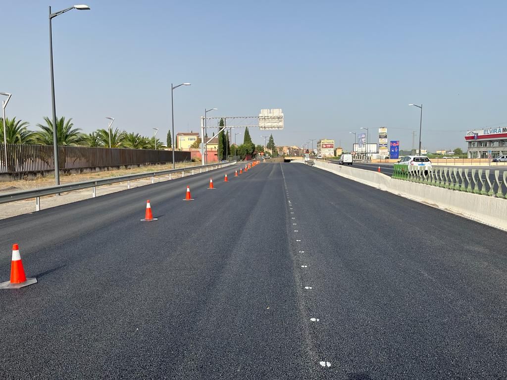 Vuelven los conos: el 22 de febrero habrá un carril en sentido contrario en la N-323 para «mejorar la fluidez del tráfico» en el retorno desde la Costa Tropical