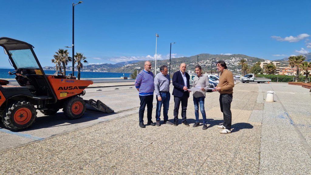 Se inician las obras de remodelación de la segunda fase del paseo marítimo de Salobreña